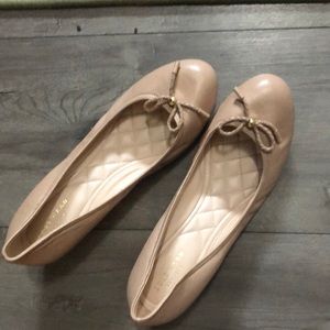 Cole Hahn ballet pink flats. Classy, comfortable, and cute